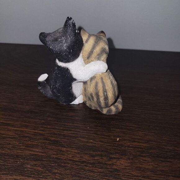 Lenox Kitty Sweethearts Figurine 2003 Black Tabby Orange Cat Collection - Picture 3 of 8